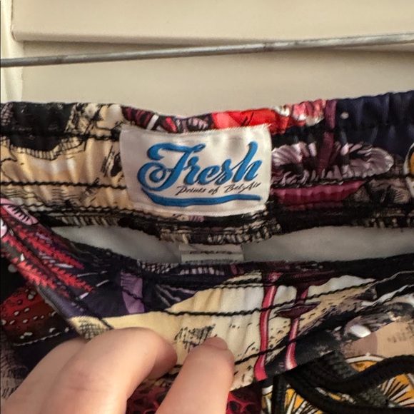 Drill Clothing Company Fresh Prints of Bel Air NWT XL Board Shorts Skulls Shroom - Picture 4 of 5